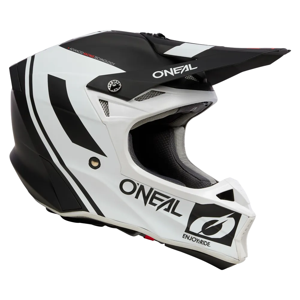 10 SRS Flow V.3 Helmet Black/White