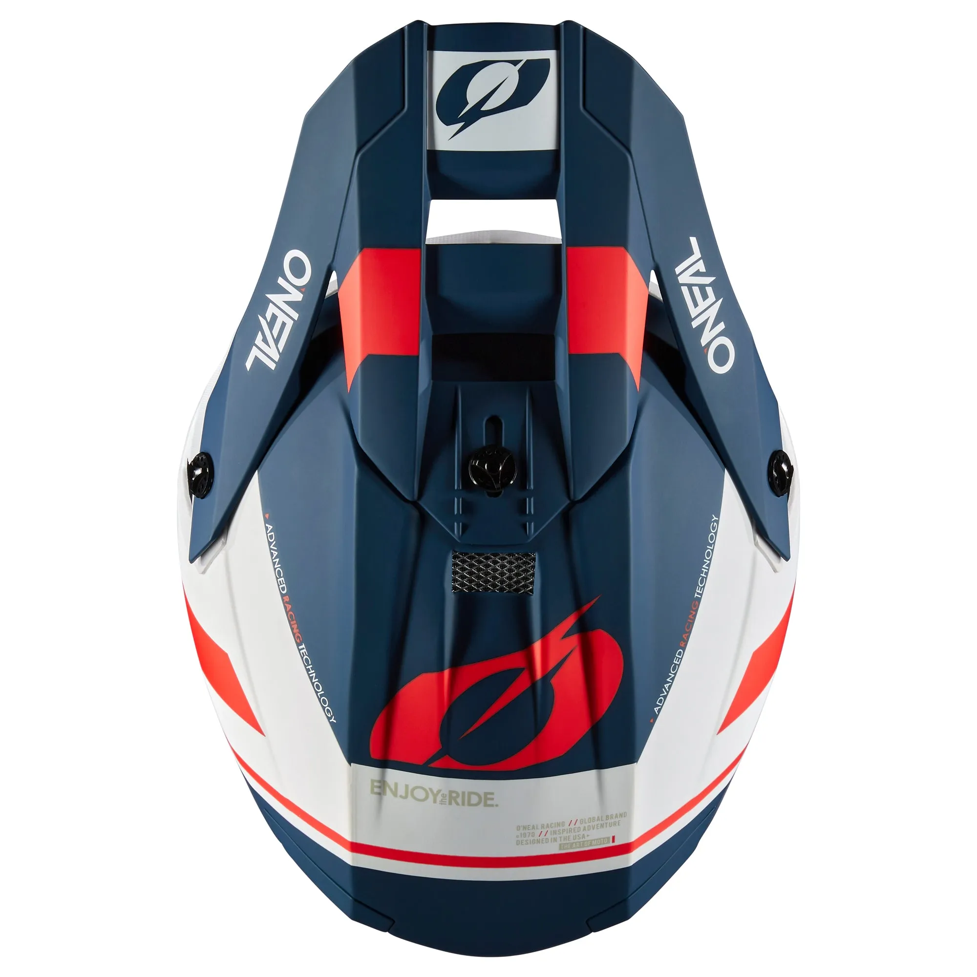 10 SRS Flow V.3 Helmet Blue/White/Red