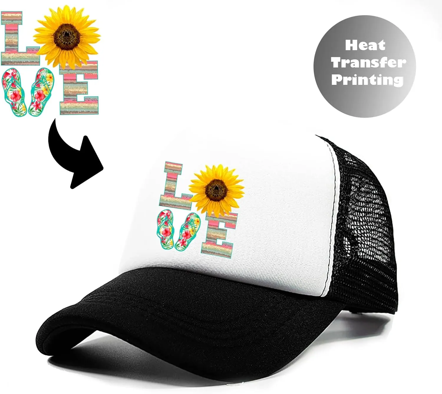 12 Pack Sublimation Blanks Mesh Trucker Hats Bulk, DIY Printing Baseball Hat Wholesale, Sports Outdoor Snapback Dad Hat