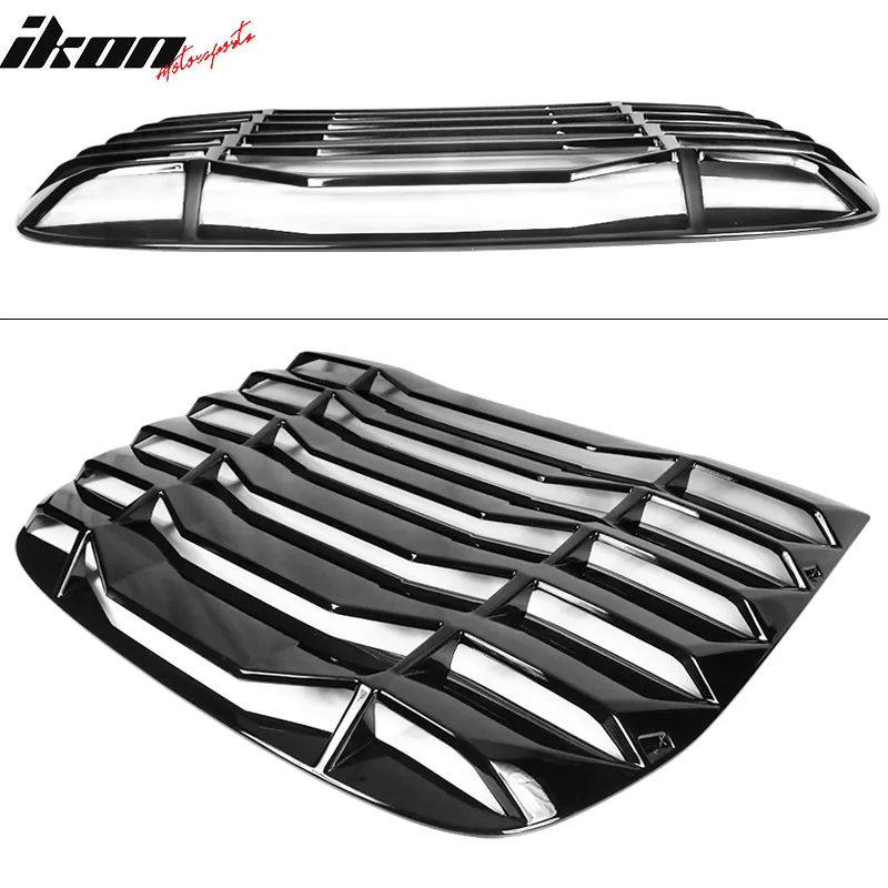 2009-2020 Nissan 370Z Coupe IKON Style Rear Window Scoop Louver Cover