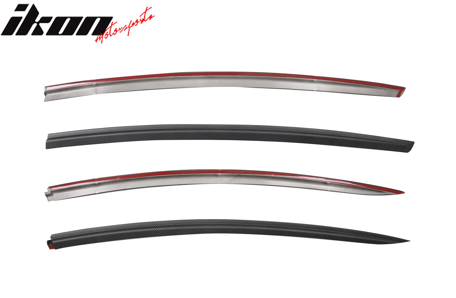 2017-2023 Tesla Model 3 Tape-on Window Visors ABS 4PCS