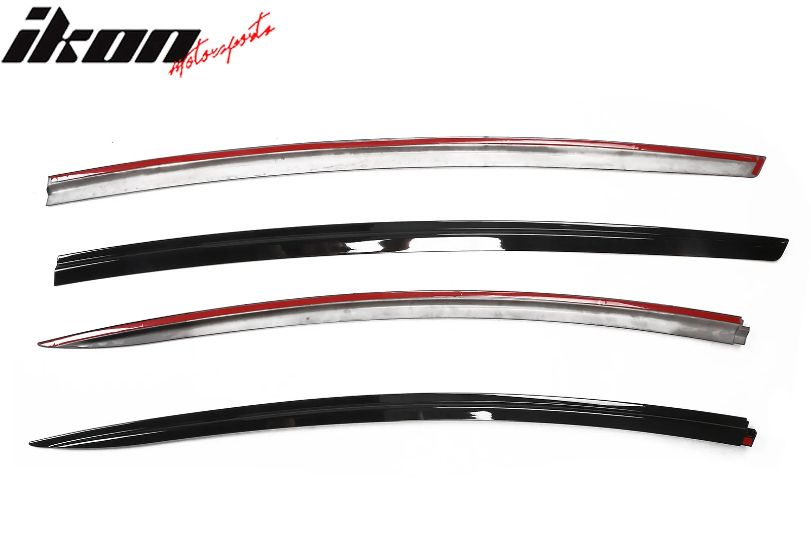 2017-2023 Tesla Model 3 Tape-on Window Visors ABS 4PCS