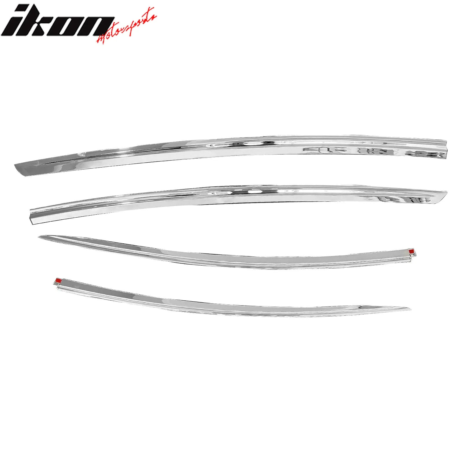 2017-2023 Tesla Model 3 Tape-on Window Visors ABS 4PCS
