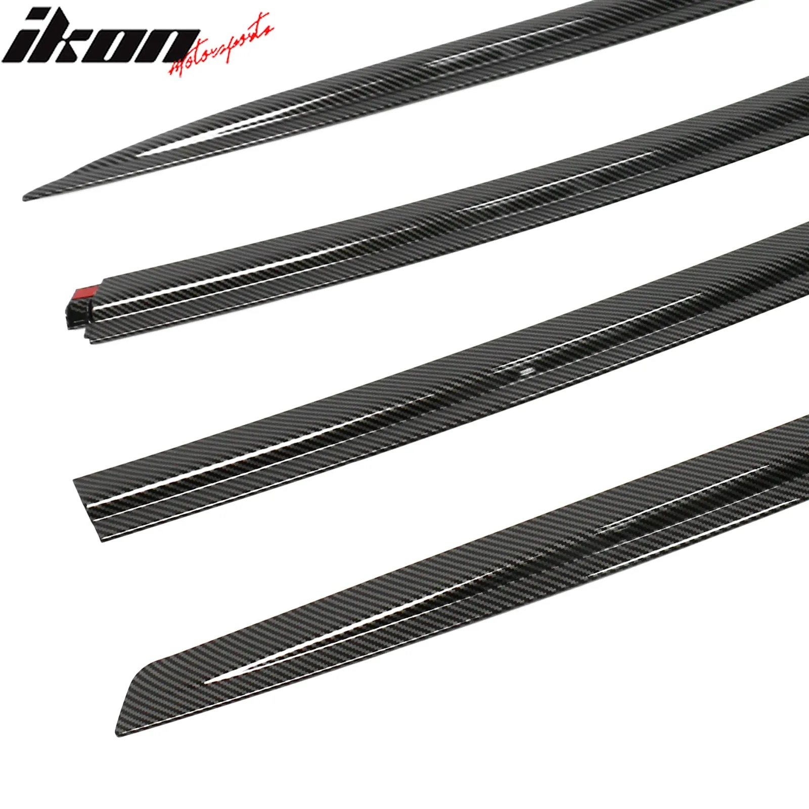 2017-2023 Tesla Model 3 Tape-on Window Visors ABS 4PCS