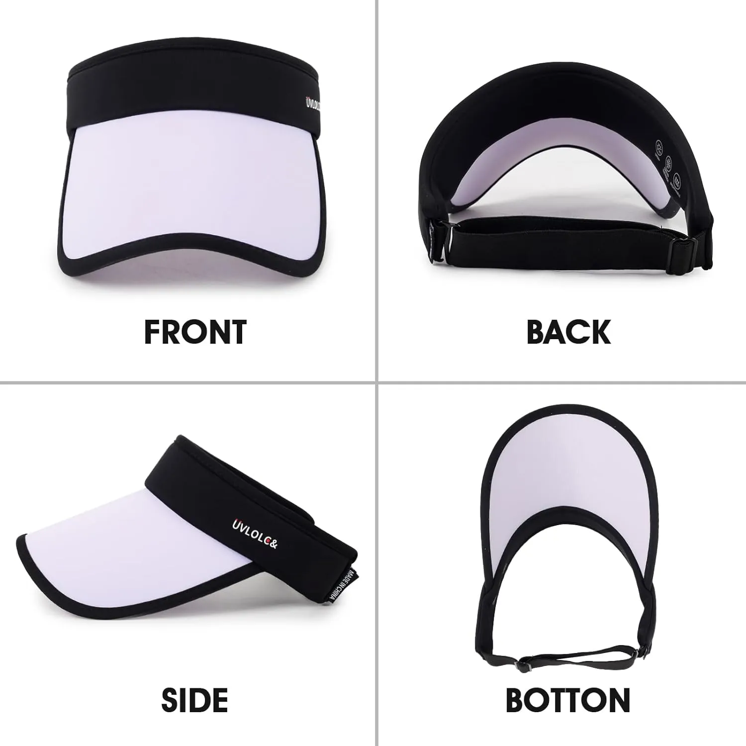 3 Pack Visor Hats for Women Cooling Ice Silk Womens Visor Adjustable Sports Sun Hat