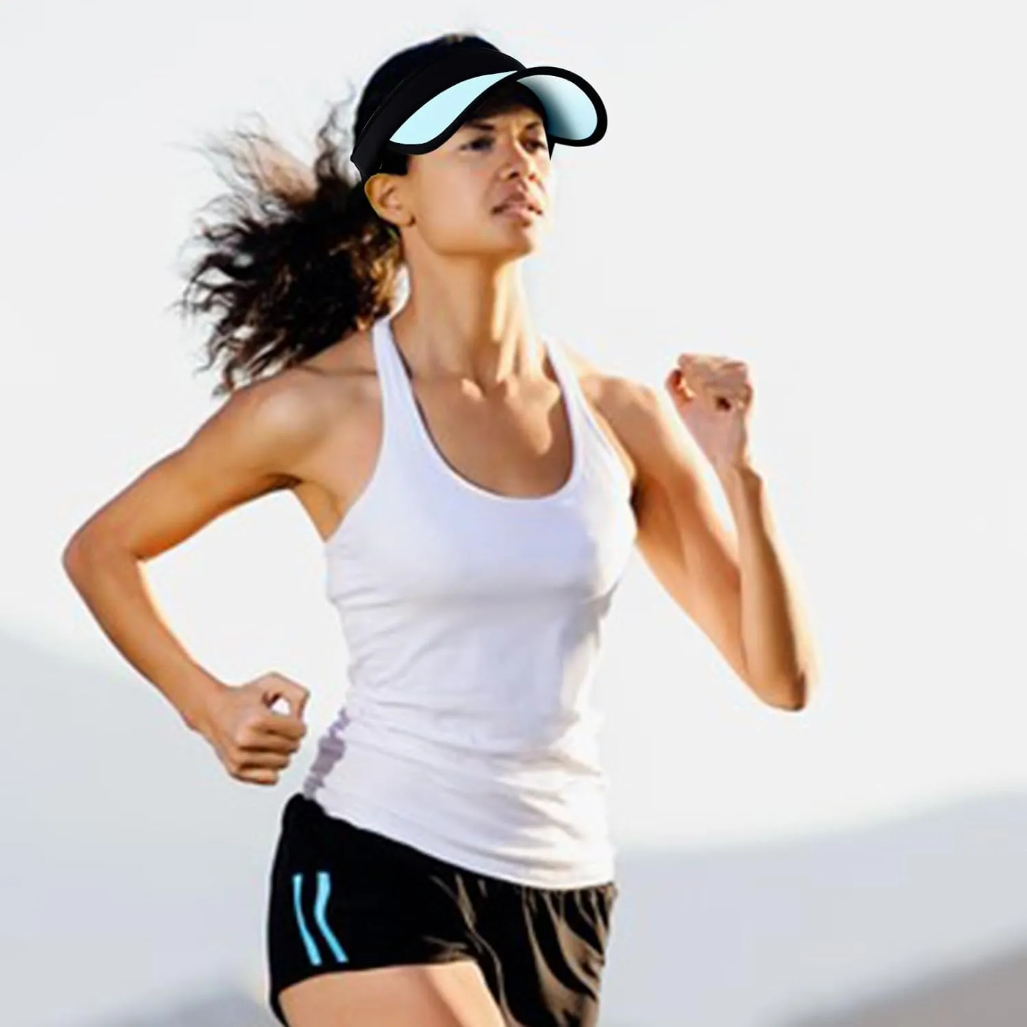 3 Pack Visor Hats for Women Cooling Ice Silk Womens Visor Adjustable Sports Sun Hat