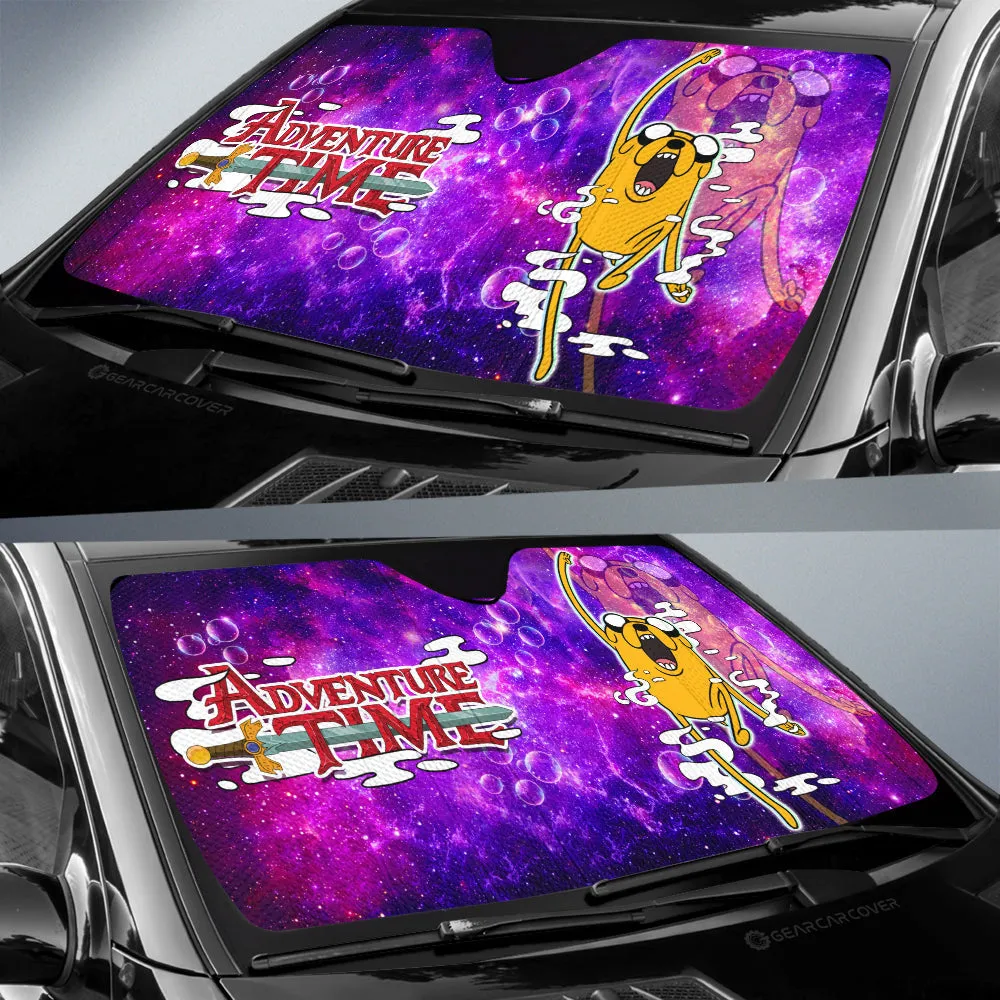 Adventure Time Jake Galaxy Car Sunshade Custom