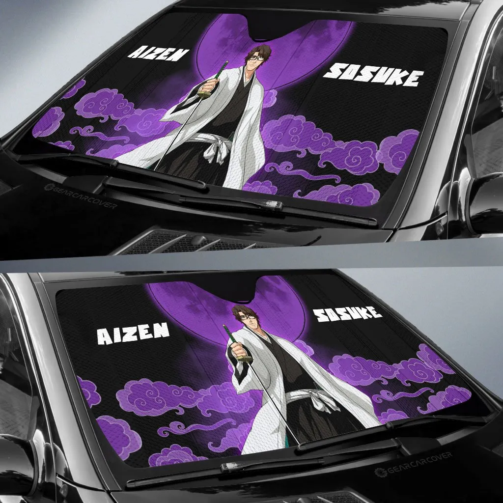 Aizen Sosuke Car Sunshade Custom Bleach Car Accessories