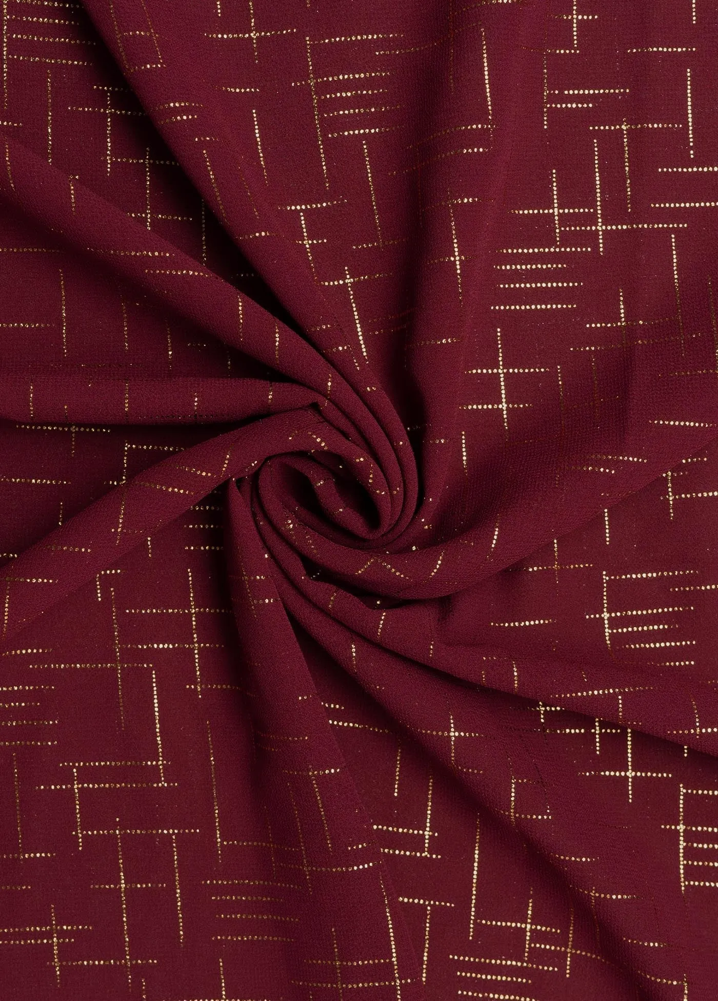 Amulet Chiffon Hijabs - Maroon