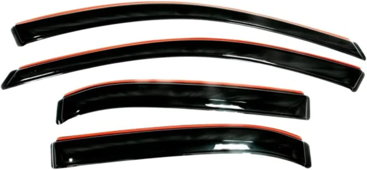 Auto Ventshade [AVS] In-Channel Rain Guards for 2017 - 2022 Nissan Rogue Sport | Window Vent Visors, 4 pcs. - Smoke | 194782