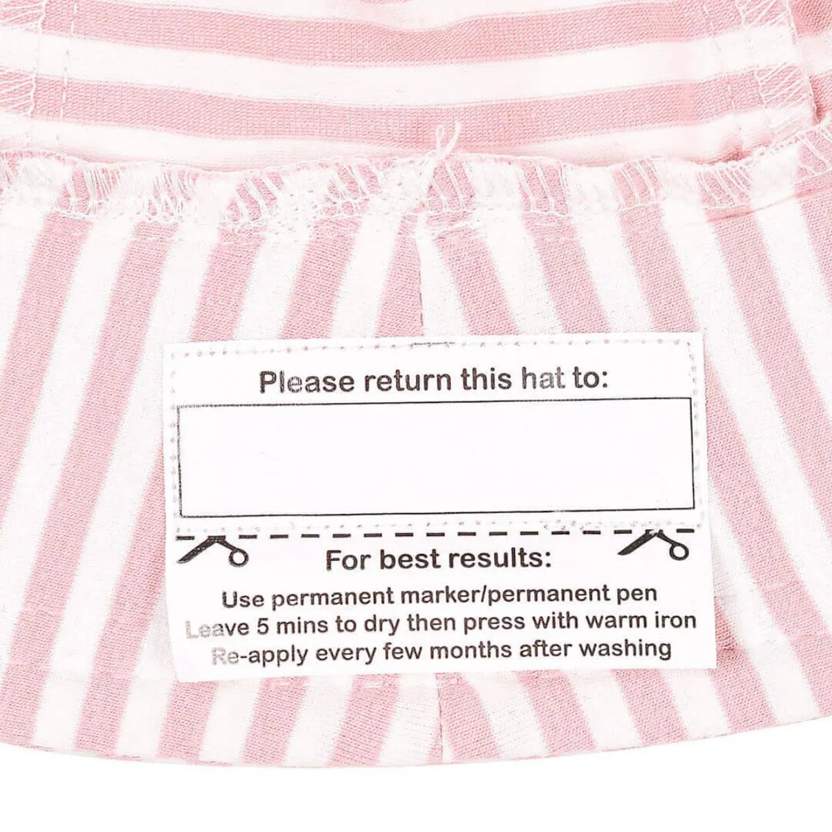Bedhead Baby Bucket Hat with Strap - Limited Edition - Pink Stripe