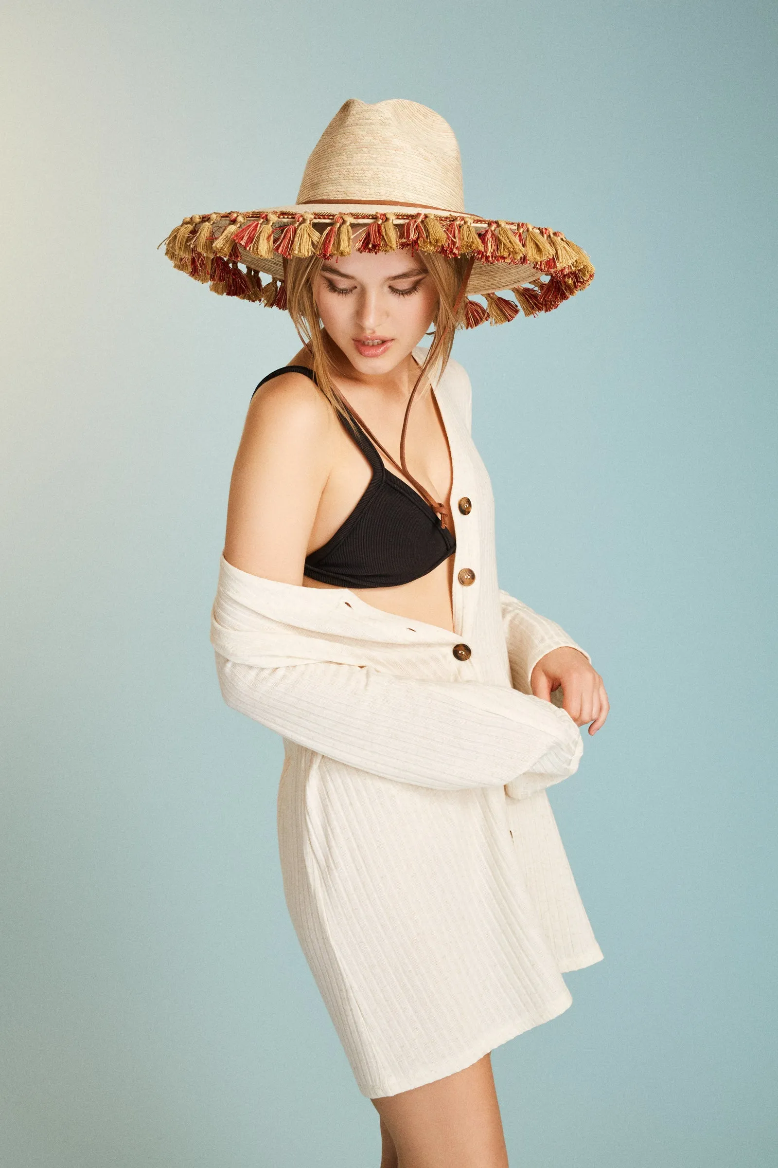 Bells Palm Fedora - Natural