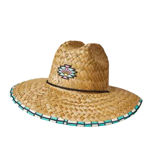 Checkered Straw Hat