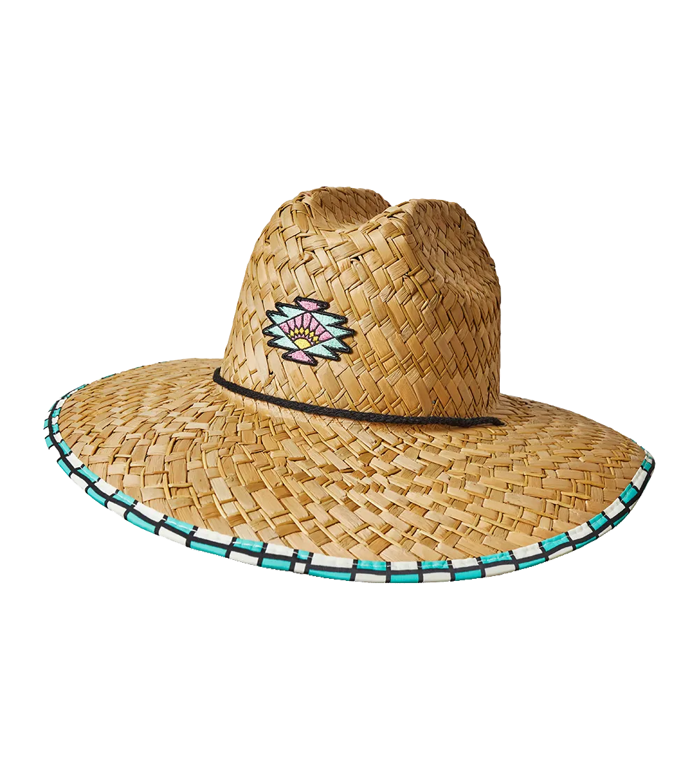Checkered Straw Hat