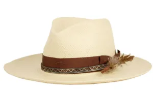Creed | Wide Brim Straw Fedora Hat