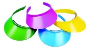 DIY Colored Plastic Visors (12 Pack)