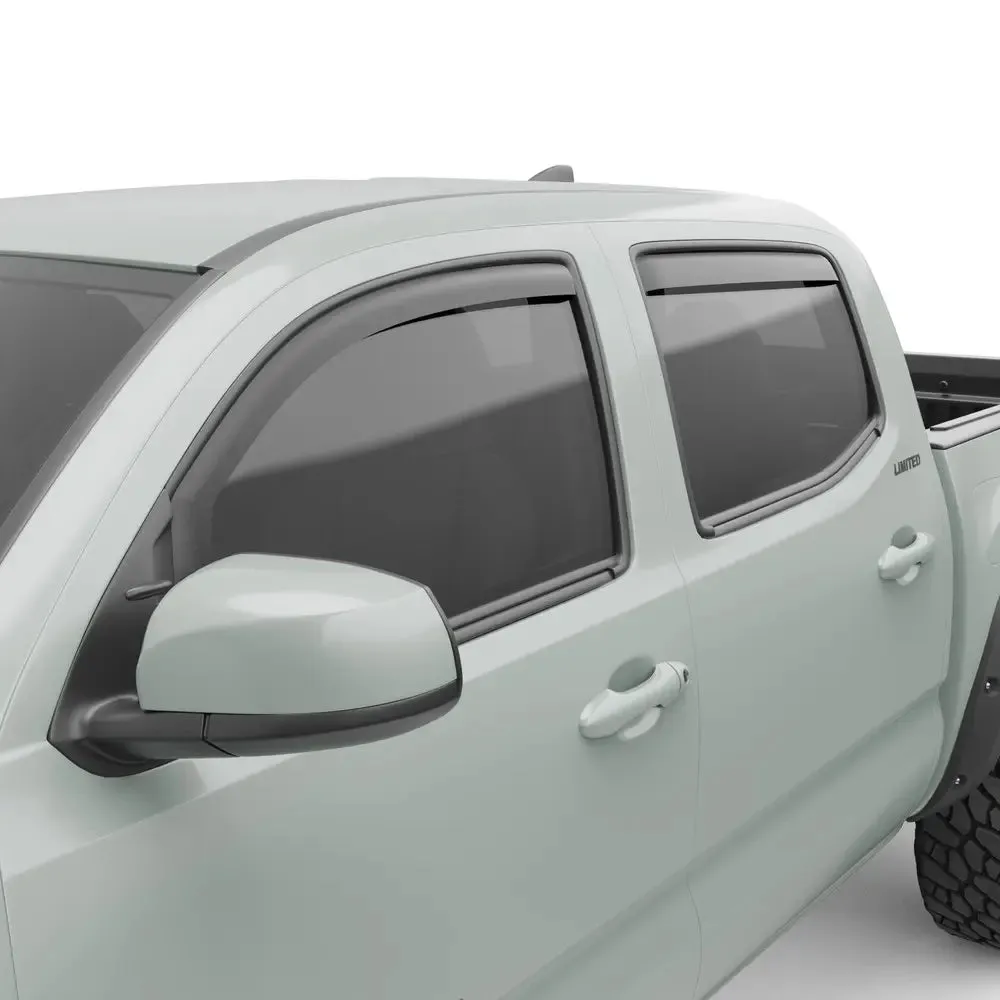 EGR In-Channel Window Visors For Toyota Tacoma Crew Cab 05-23