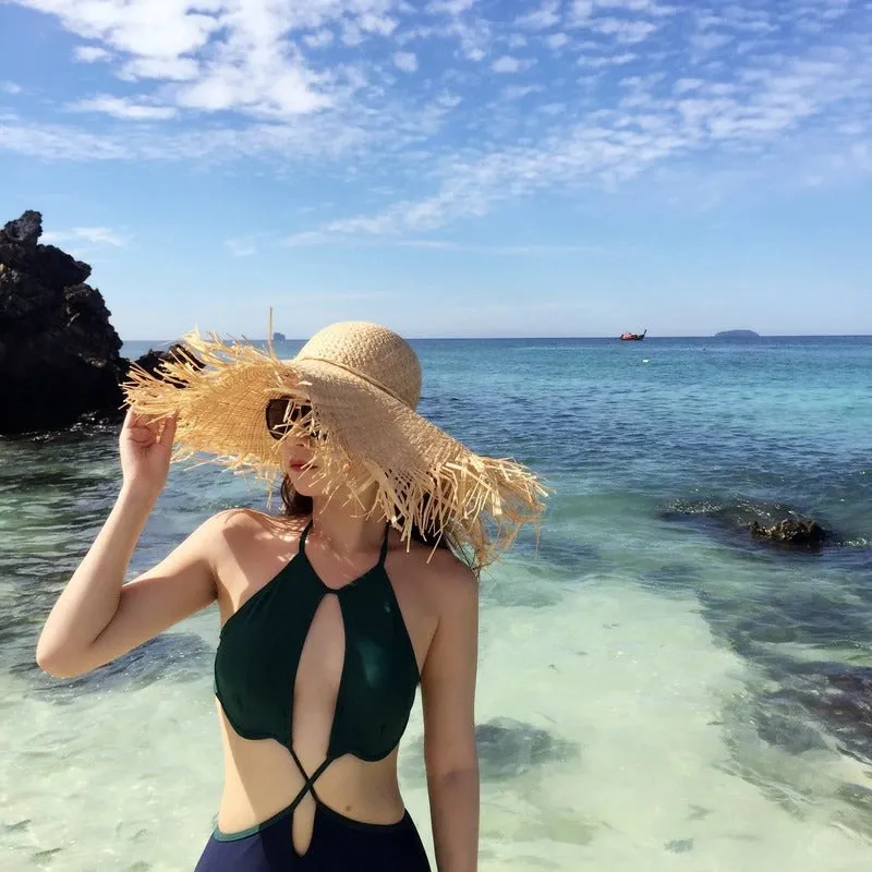 Gorgeous Handmade Wide Brim Summer Straw Hat Collection