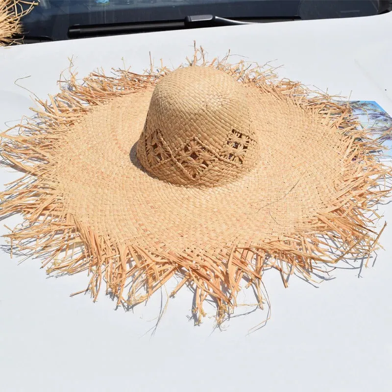 Gorgeous Handmade Wide Brim Summer Straw Hat Collection