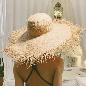 Gorgeous Handmade Wide Brim Summer Straw Hat Collection