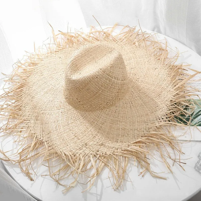 Gorgeous Handmade Wide Brim Summer Straw Hat Collection