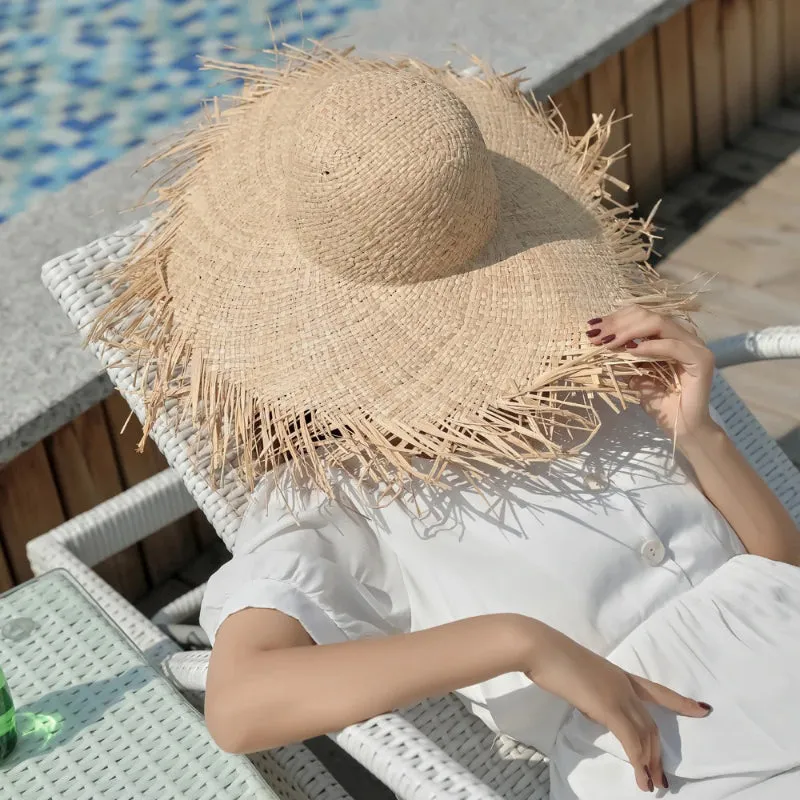 Gorgeous Handmade Wide Brim Summer Straw Hat Collection