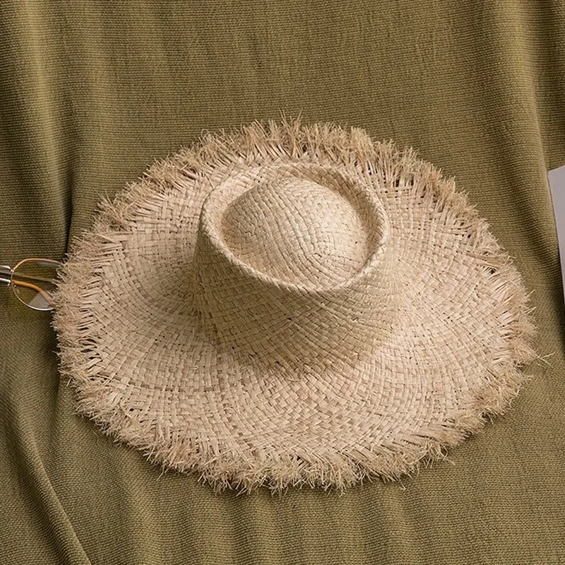 Gorgeous Handmade Wide Brim Summer Straw Hat Collection