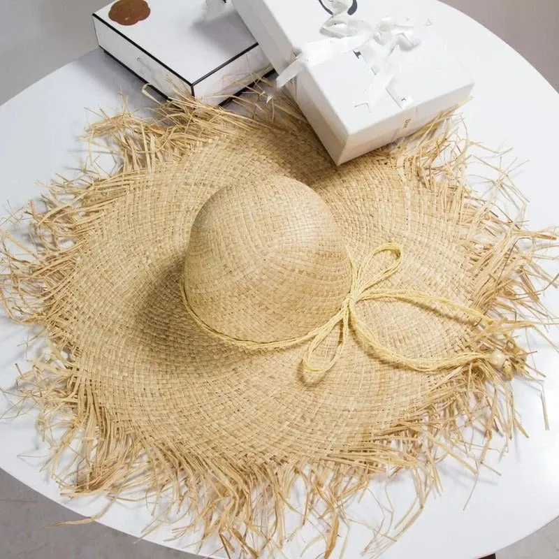 Gorgeous Handmade Wide Brim Summer Straw Hat Collection