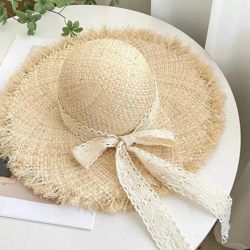 Gorgeous Handmade Wide Brim Summer Straw Hat Collection