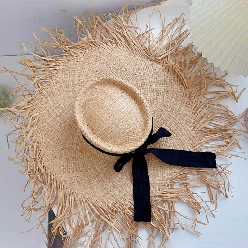 Gorgeous Handmade Wide Brim Summer Straw Hat Collection