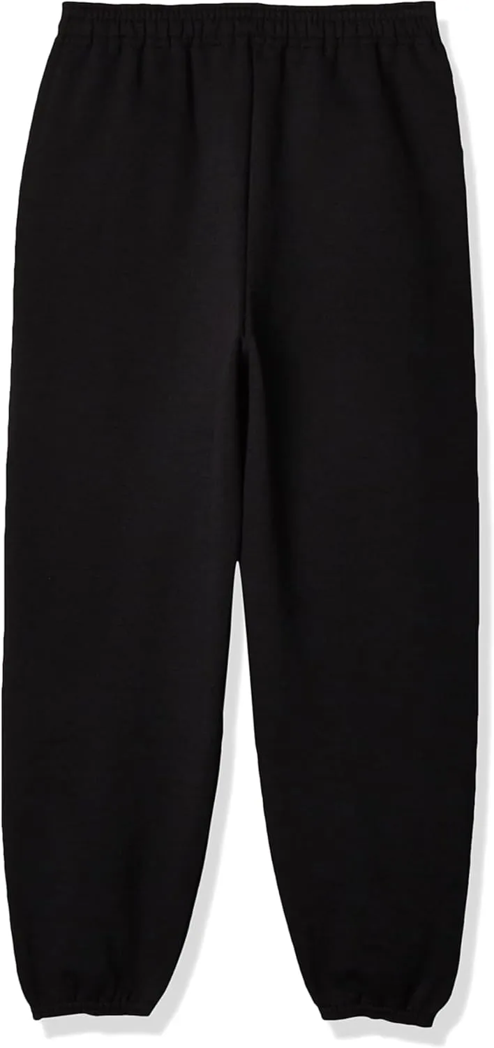 Hanes Boys EcoSmart Fleece Sweatpants, Midweight Cotton/Poly Fleece Pants for Boys, Cuffed Sweats