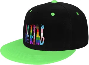 LGBTQ Pride Flag Dad Hat Flat Brim Trucker Hats Women Funny Novelty Snapback Baseball Cap,White