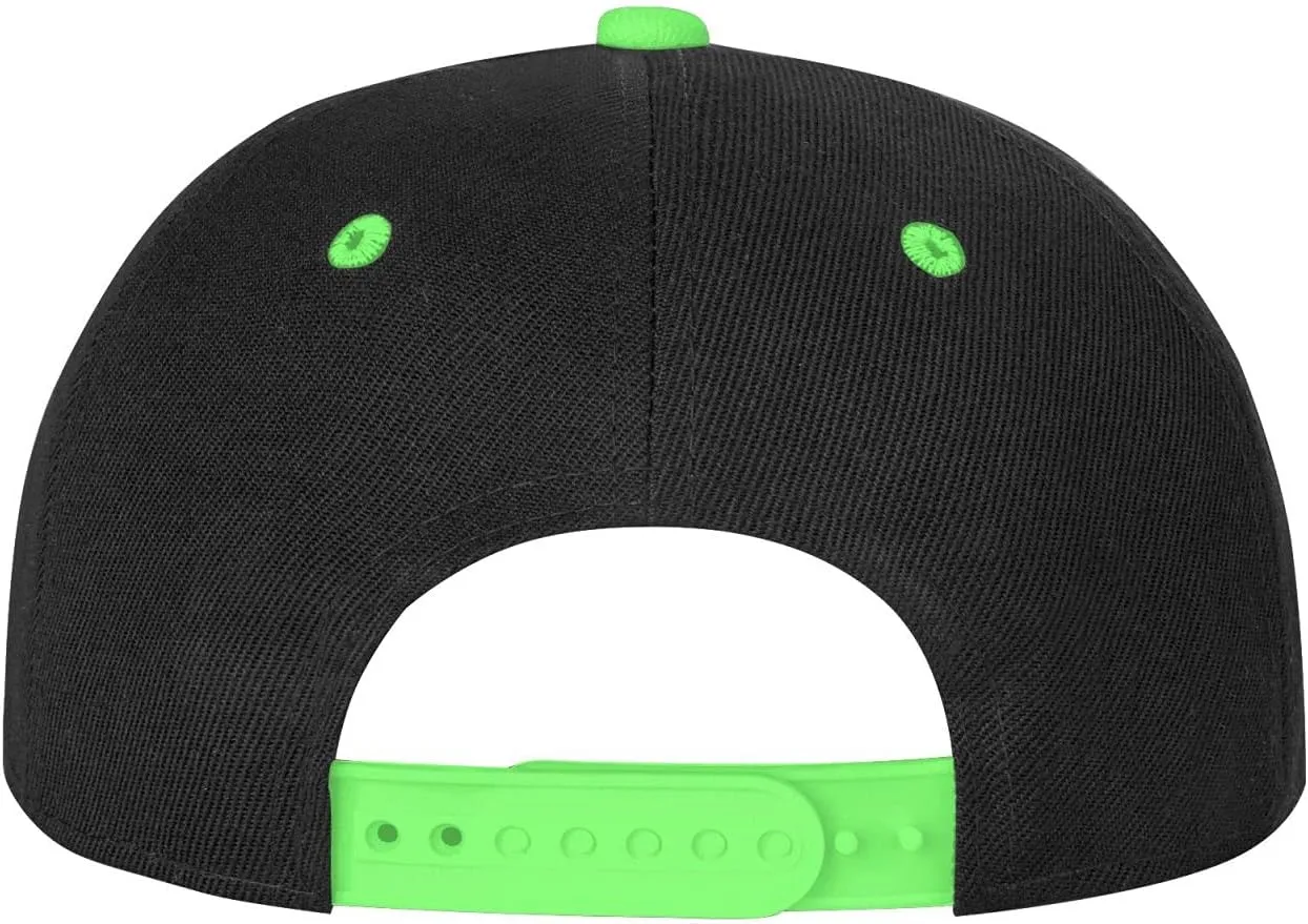LGBTQ Pride Flag Dad Hat Flat Brim Trucker Hats Women Funny Novelty Snapback Baseball Cap,White