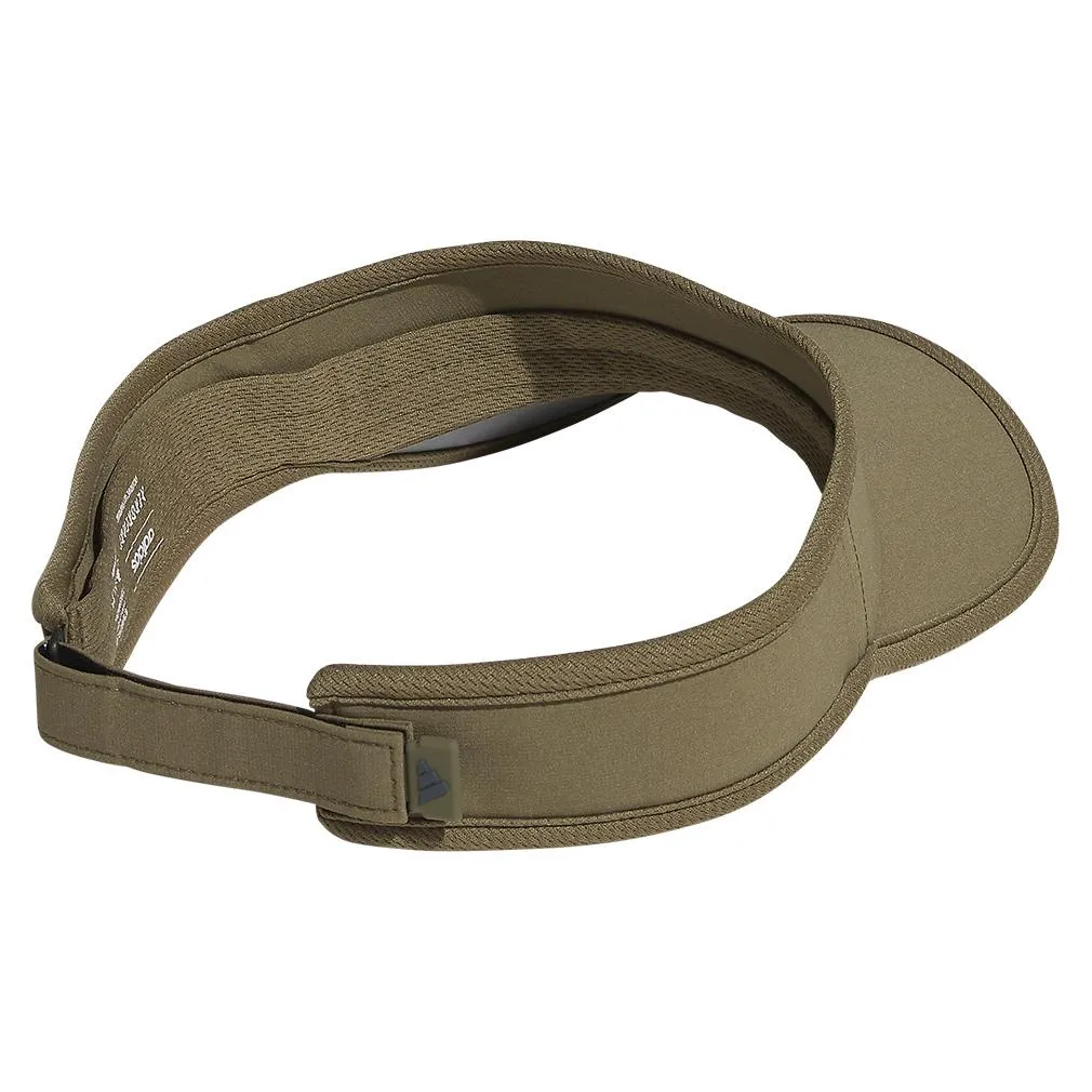 Men’s Superlite 3 Visor Olive Strata Green and Silver Metallic