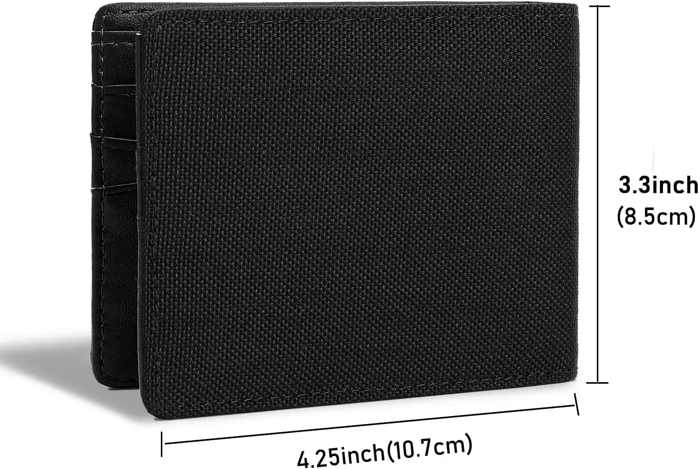 Minimalist Fabric Wallet Bifold RFID Blocking