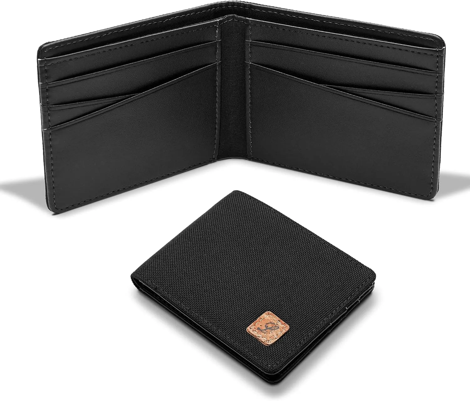 Minimalist Fabric Wallet Bifold RFID Blocking