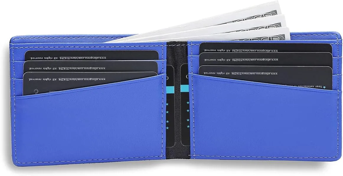 Minimalist Fabric Wallet Bifold RFID Blocking