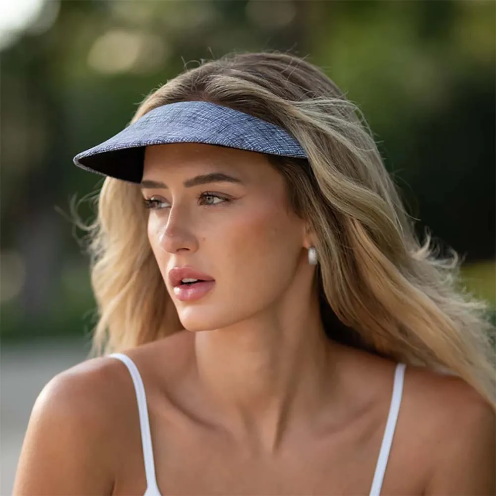 No Headache® Original Clip On Sun Visor - Grey Linen