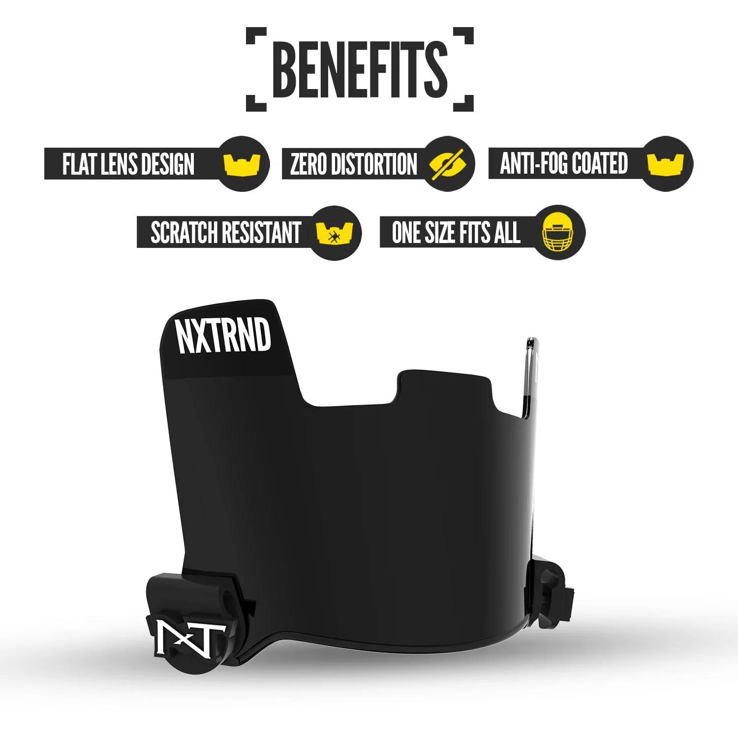NXTRND VZR1® Football Visor Black