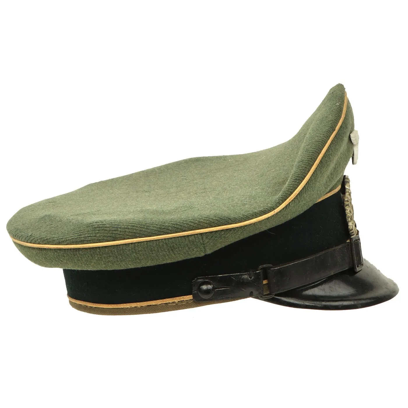 Original German WWII Army Heer EM/NCO Infantry Visor Crush Cap - Size 53