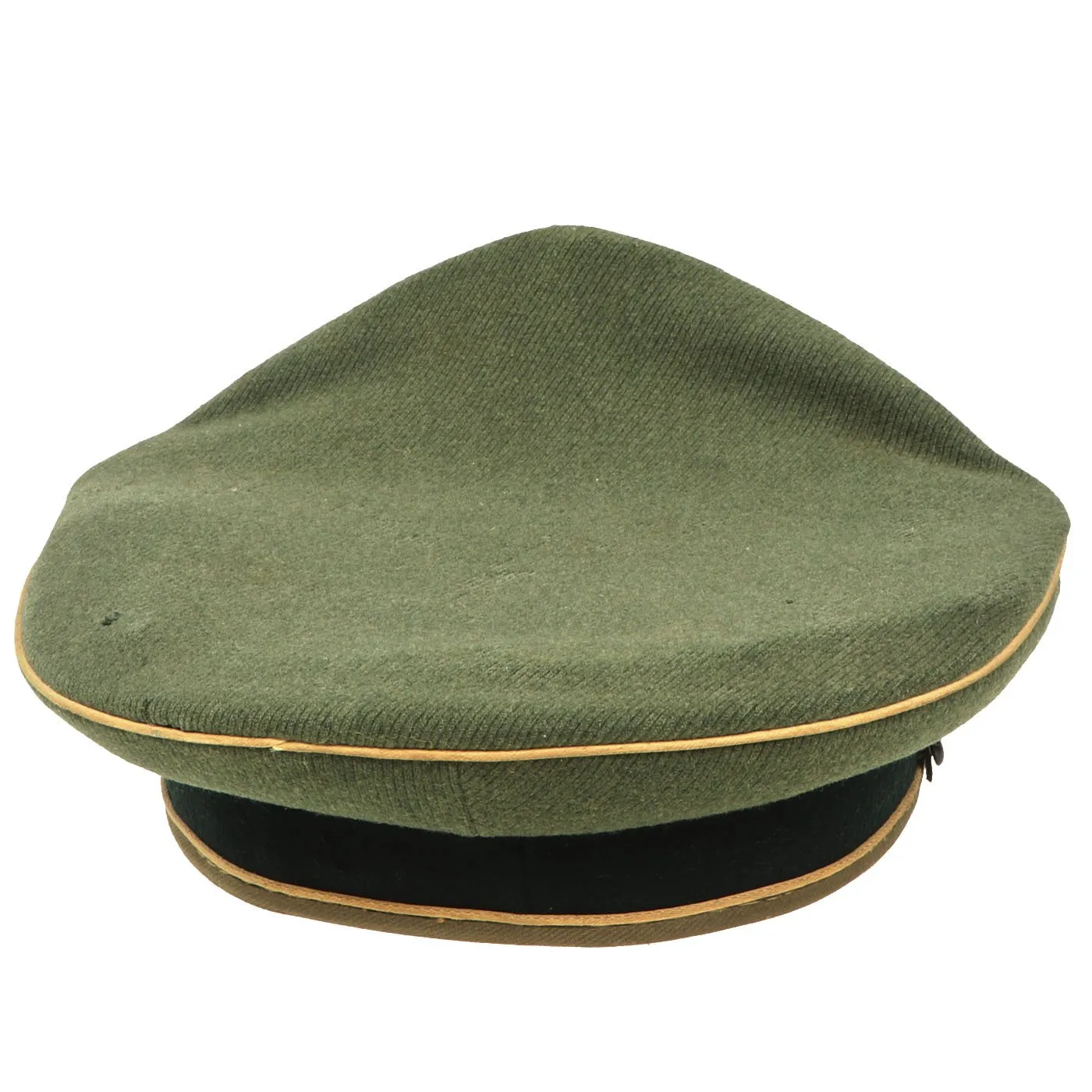 Original German WWII Army Heer EM/NCO Infantry Visor Crush Cap - Size 53