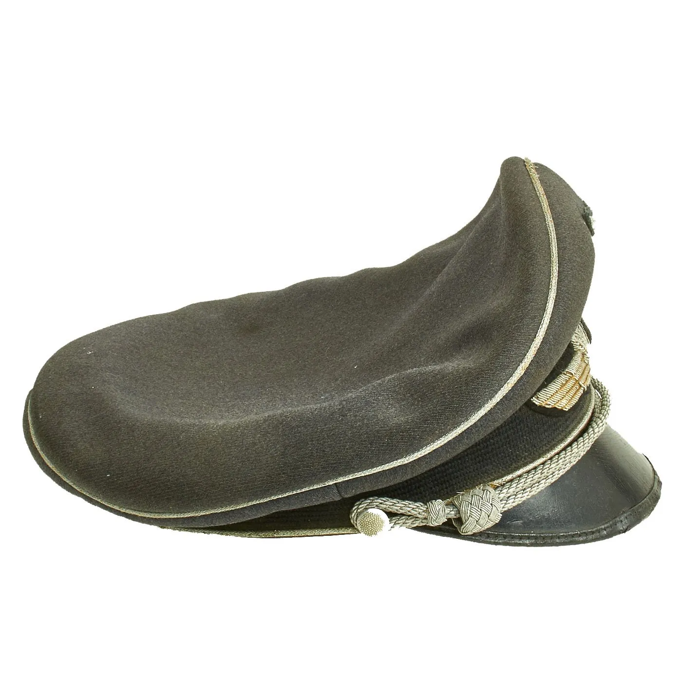 Original German WWII Luftwaffe Officer Schirmmütze Visor Cap by EREL