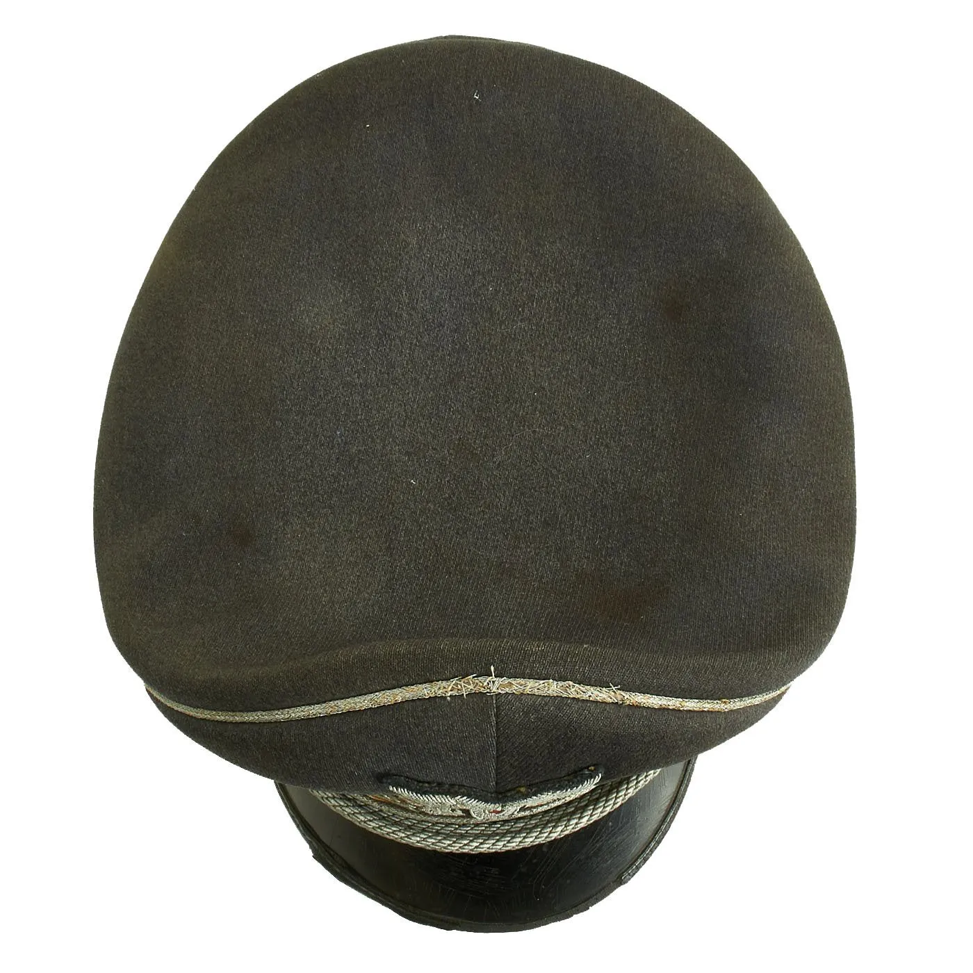 Original German WWII Luftwaffe Officer Schirmmütze Visor Cap by EREL