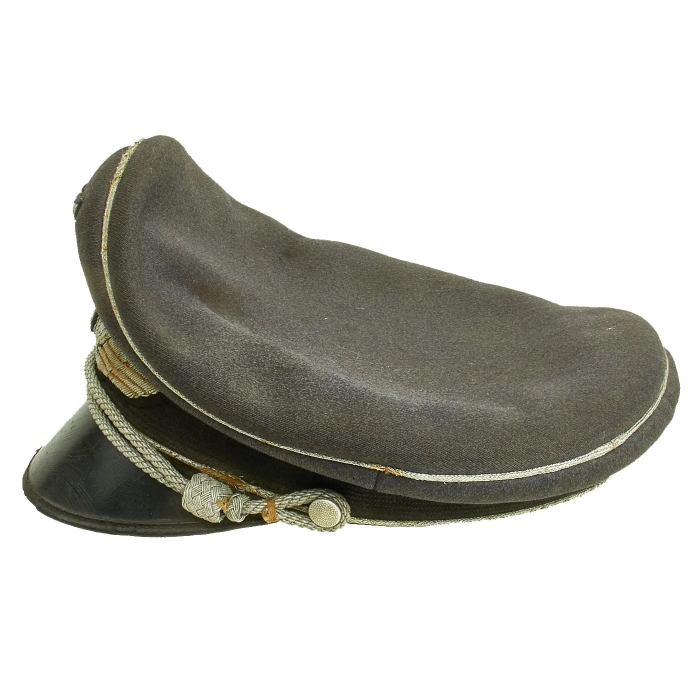 Original German WWII Luftwaffe Officer Schirmmütze Visor Cap by EREL