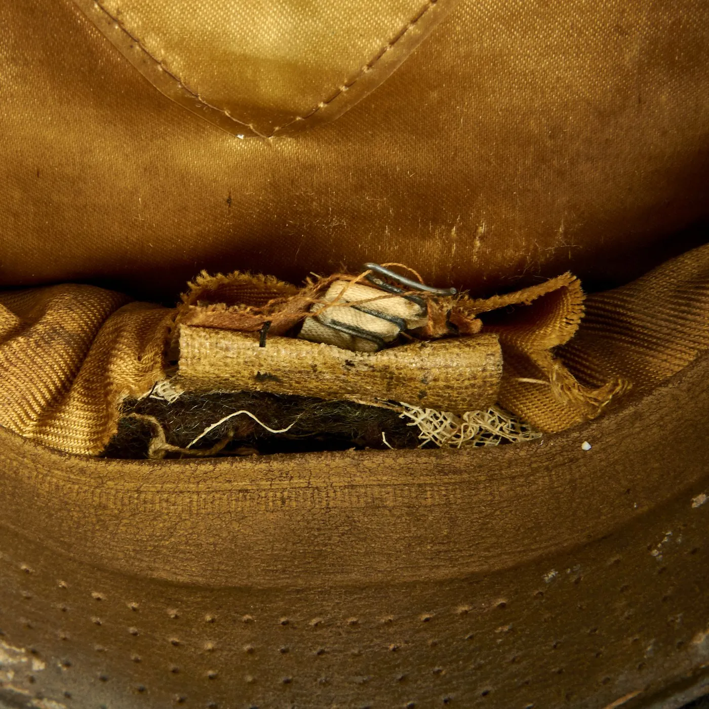Original German WWII Luftwaffe Officer Schirmmütze Visor Cap by EREL
