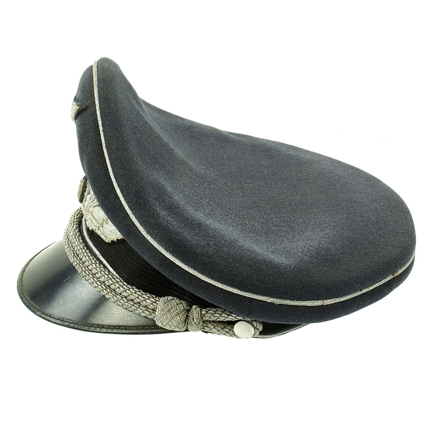 Original German WWII Luftwaffe Officer Visor Cap by Clemens Wagner