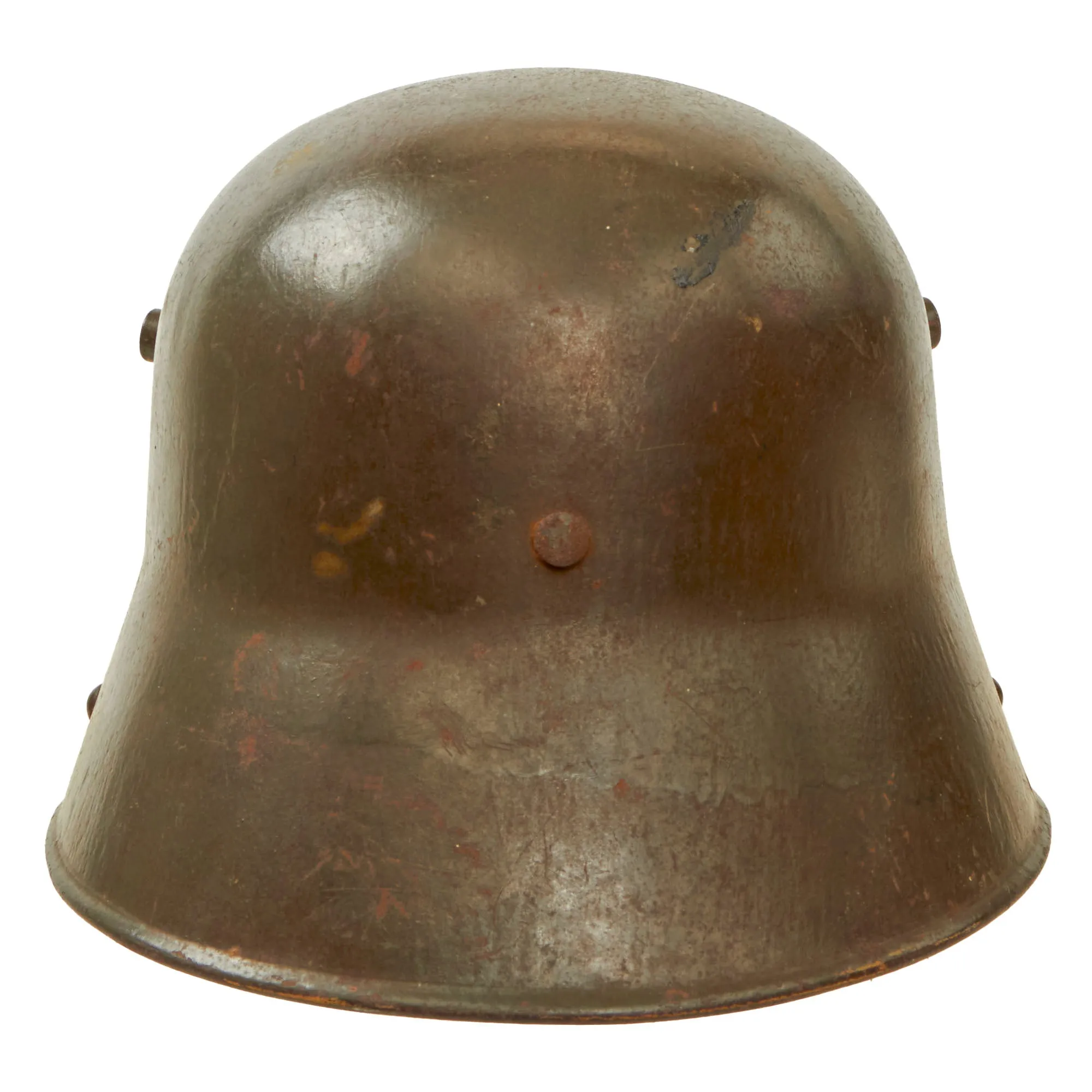 Original Imperial German WWI Complete M1916 Stahlhelm with M17 Liner & Chinstrap - Stamped ET64
