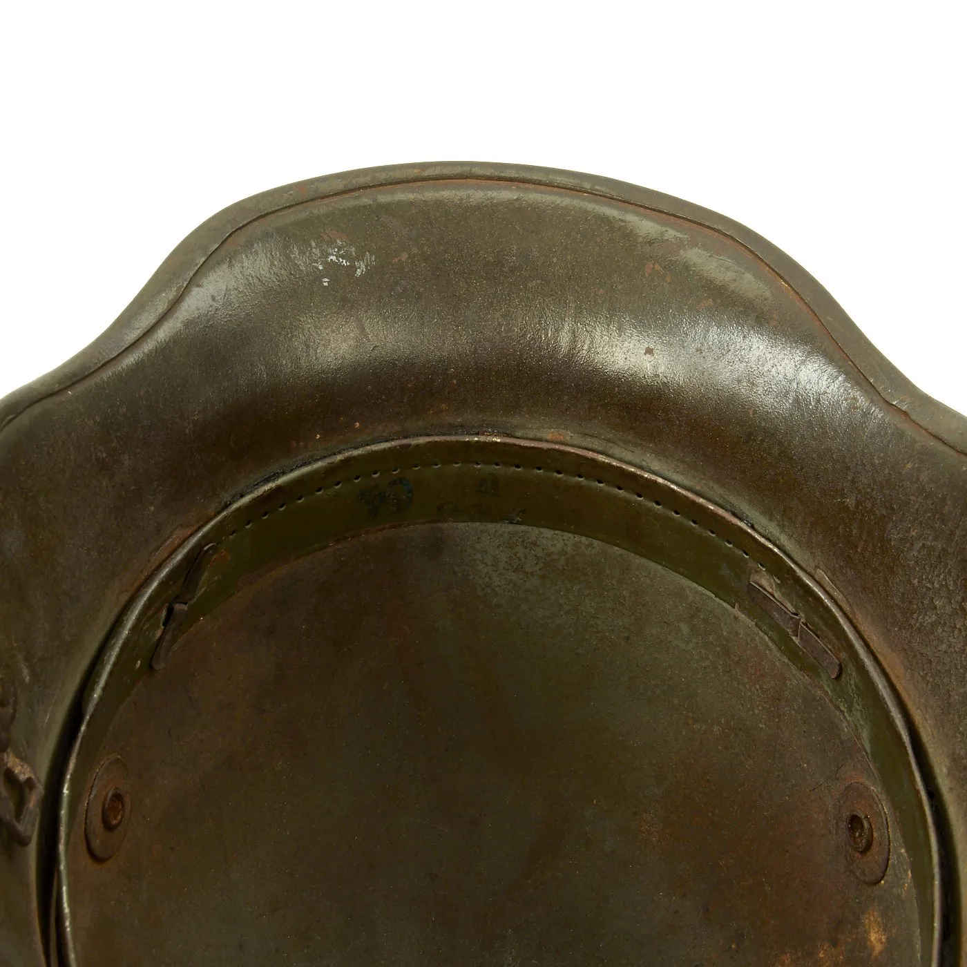 Original Imperial German WWI M16 Kaiser Wilhelm Trench Art Camouflage Helmet - Gott Mit Uns!