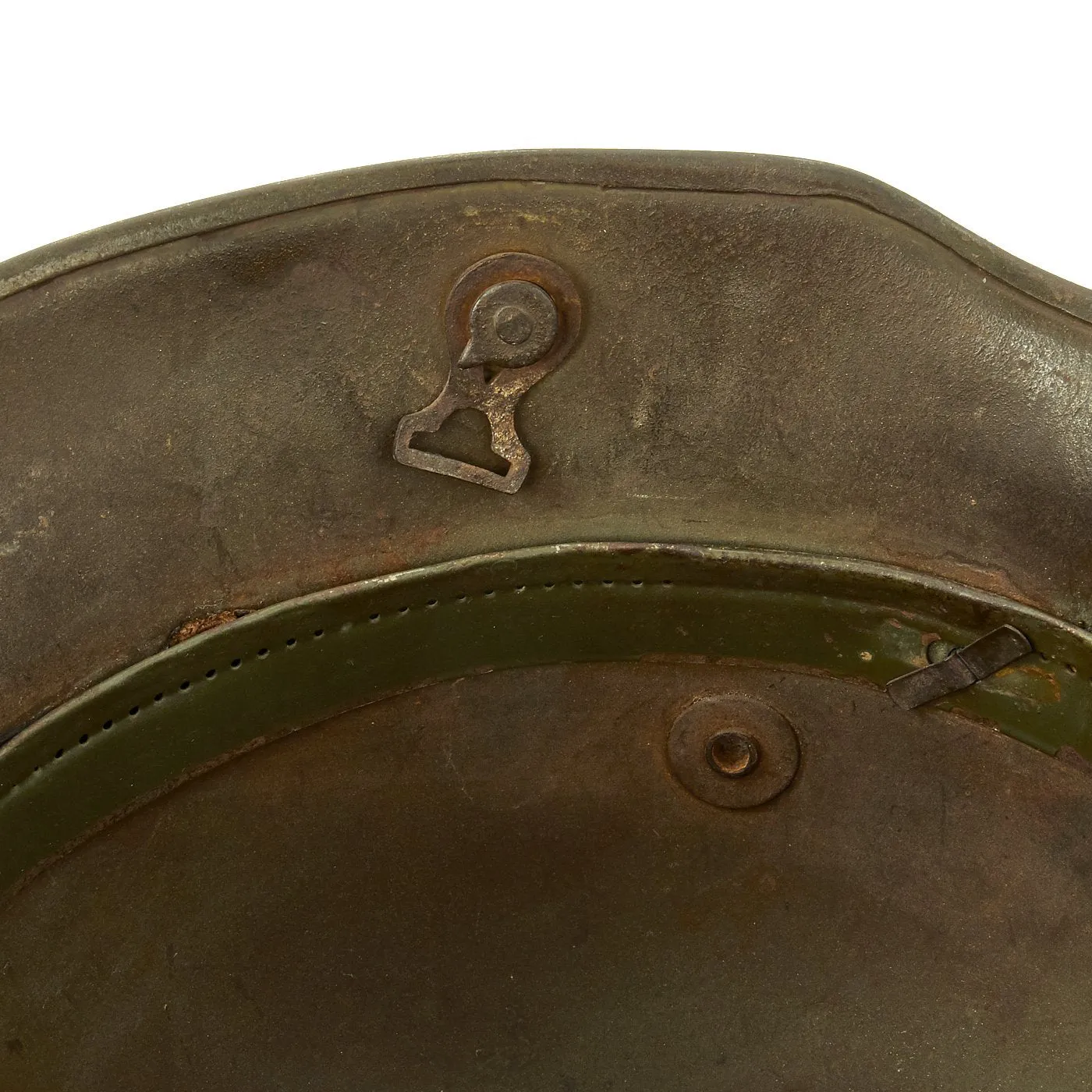 Original Imperial German WWI M16 Kaiser Wilhelm Trench Art Camouflage Helmet - Gott Mit Uns!