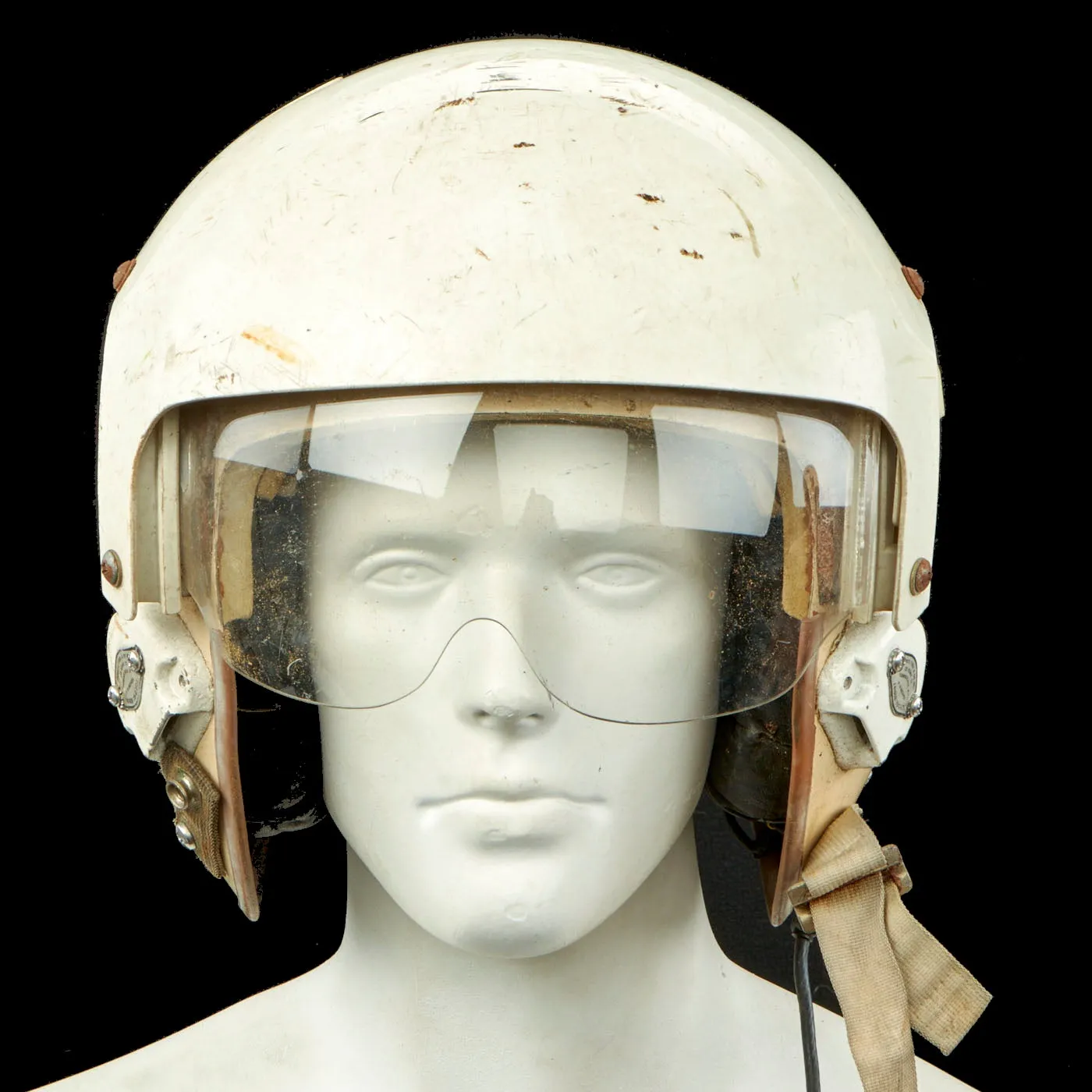 Original U.S. Vietnam War Era HGU-26/P Flight Helmet with Dual Visor and Oxygen Mask and Storage Bag